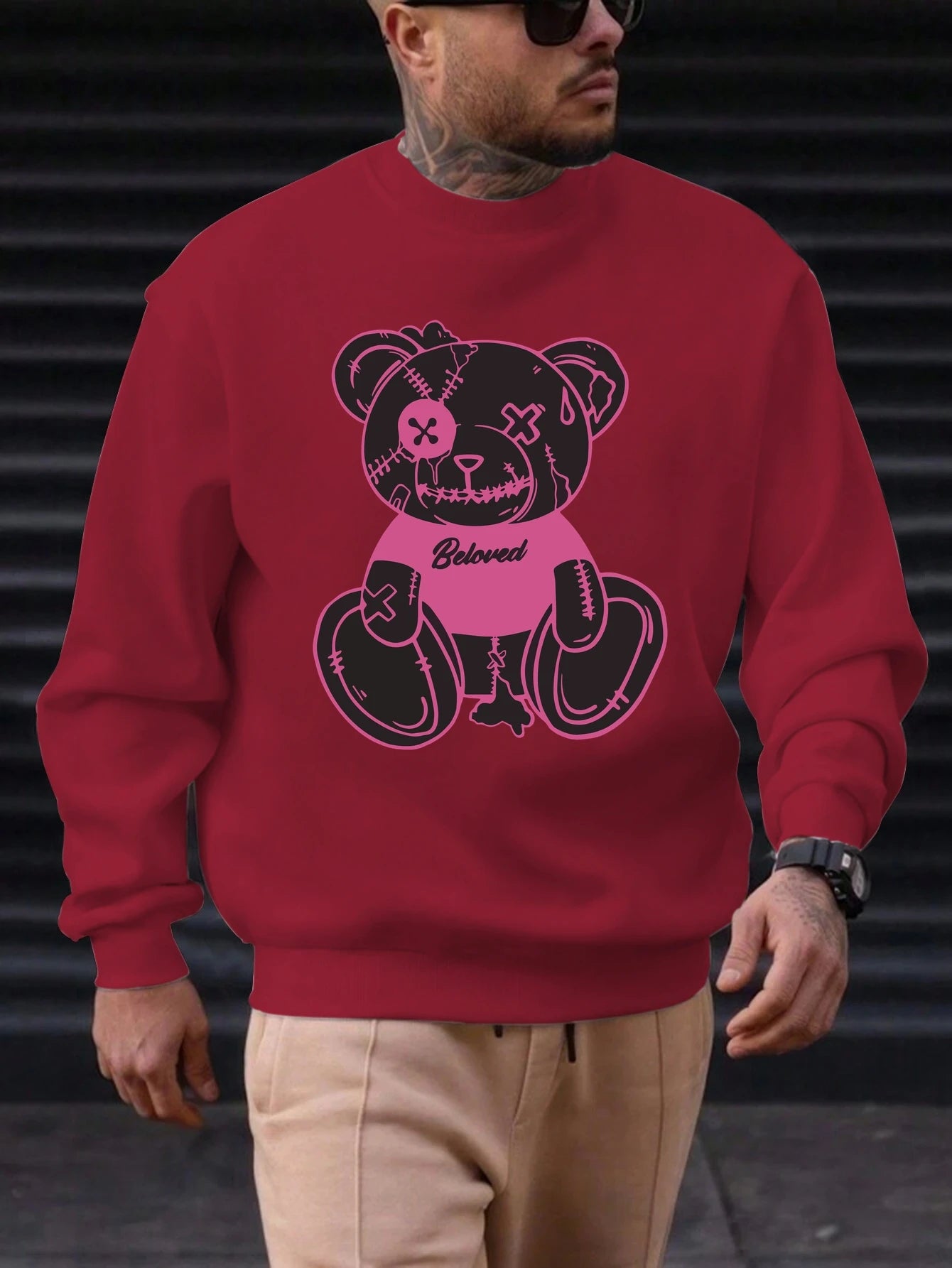 Sweat "Teddy Bear" - Distressed Streetwear