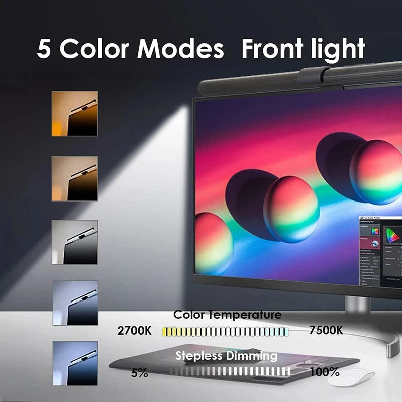 Barre Lumineuse Moniteur PC RGB Protection Yeux