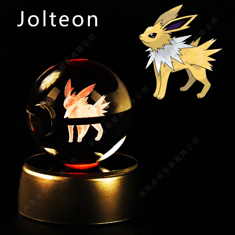 Veilleuse Pokémon 3D - Cristal de Collection (Pikachu/Gengar)