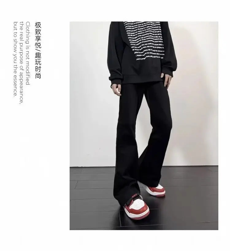 Jean Noir Homme Bootcut American Stretch