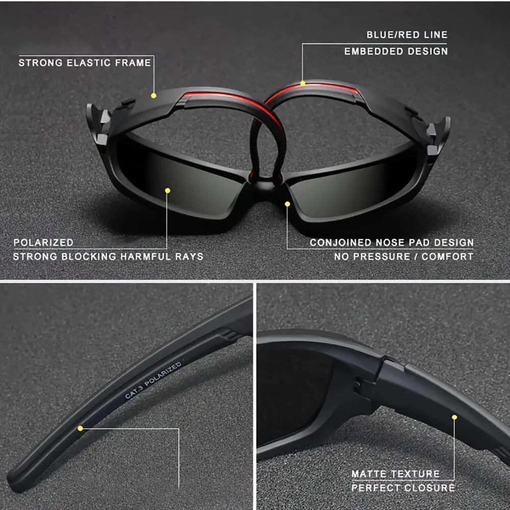 Lunettes de Soleil Cyclisme - Verres Polarisés