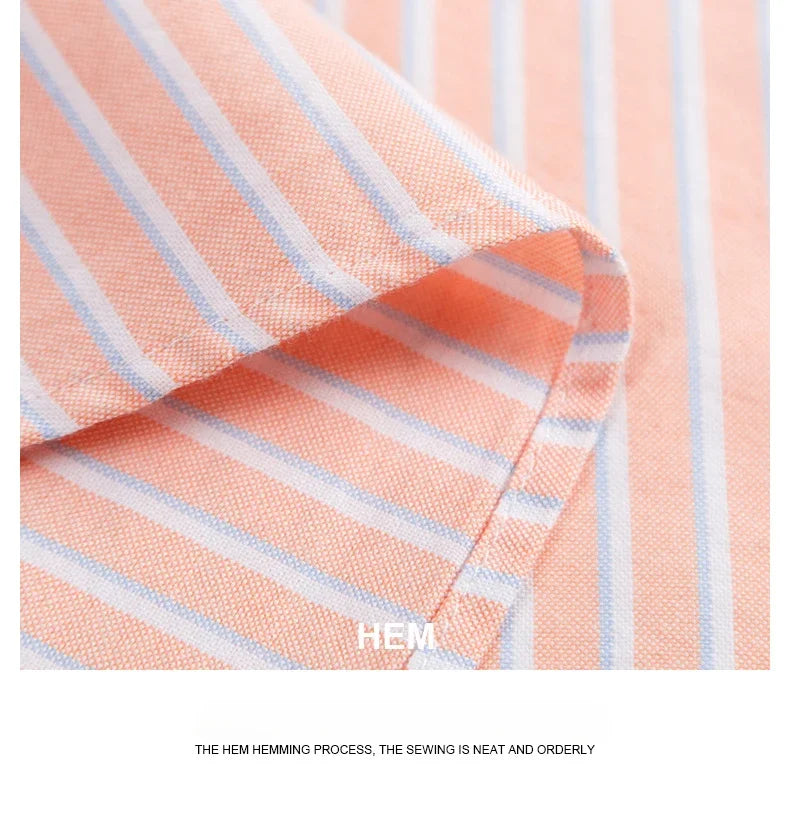 Chemise MC Coton Slim Fit Korean