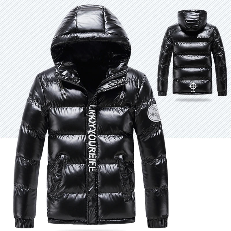 Veste Matelassee Hiver Brillante Hoodie