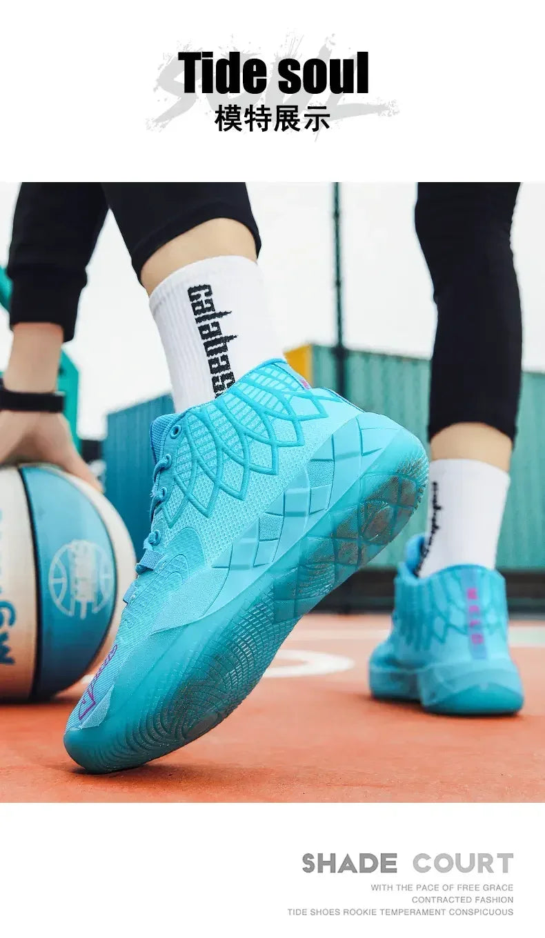 Sneaker Basketball Mandarin Duck Rouge