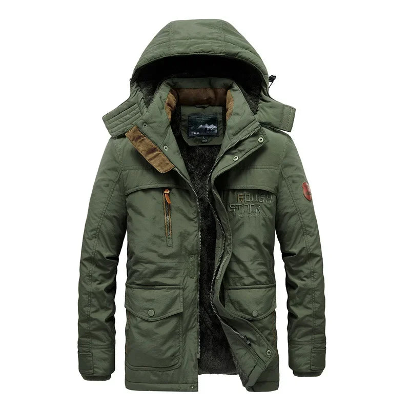 Parka Militaire Coupe-Vent Multi-Poches