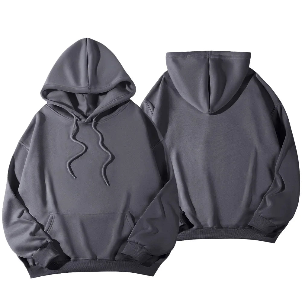 Hoodies for men and women 2026 autumn new item heavyweight American high street men's top plus size hooded pullover
