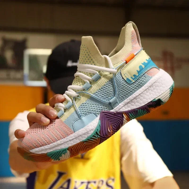 Sneaker Sport Léger Antidérapant Multicolor