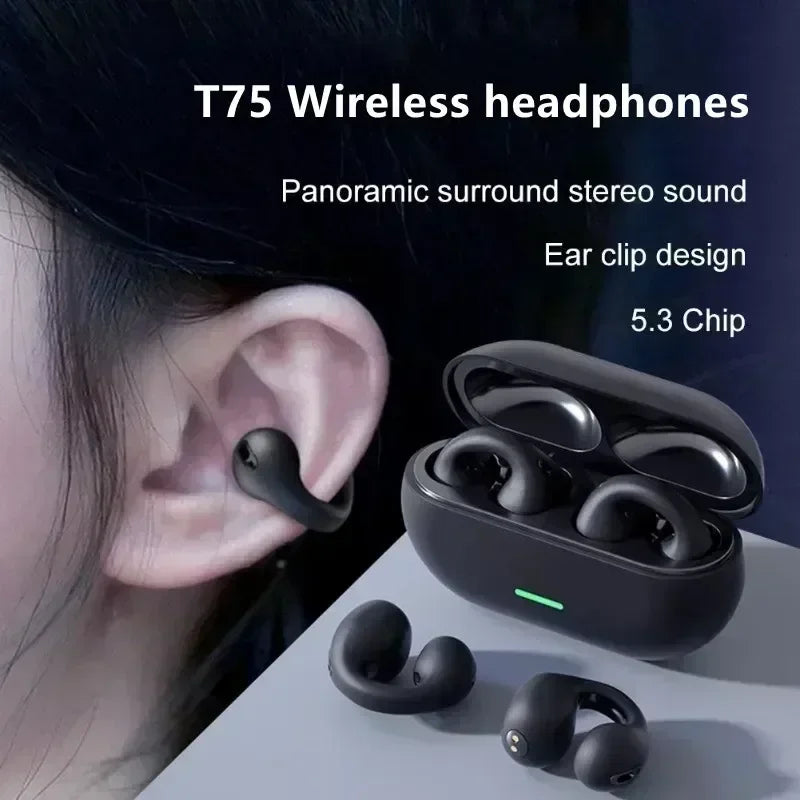 Casque T75 Conduction Osseuse Bluetooth 5.3