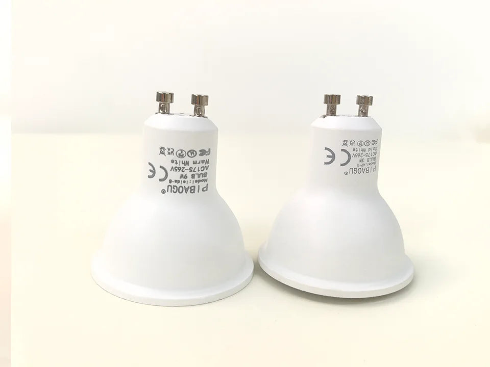 4PCS LED Spotlight Bulb GU10 AC220V 3W 6W 9W 12W 180 Degree Beam Angle High Lumen Indoor LED Energy Saving Lights Bulb