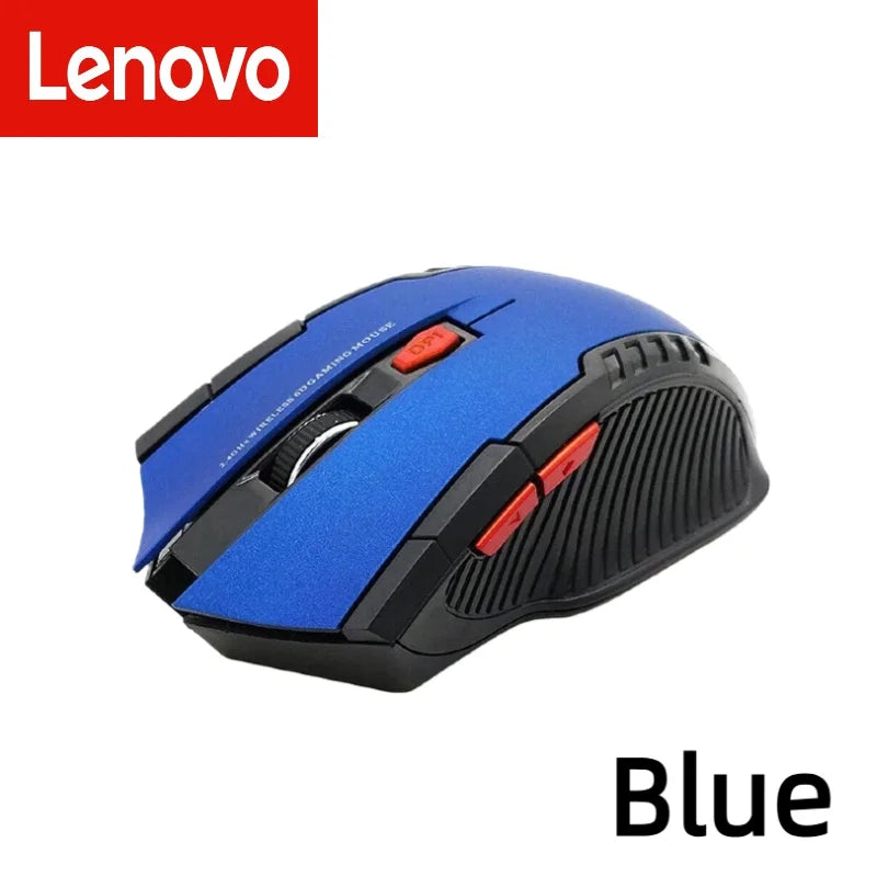 Lenovo 2.4G Wireless Mouse 1600DPI Optical Mouse Gamer for Computer Wireless Mice with USB Receiver for PC Laptop Accessories