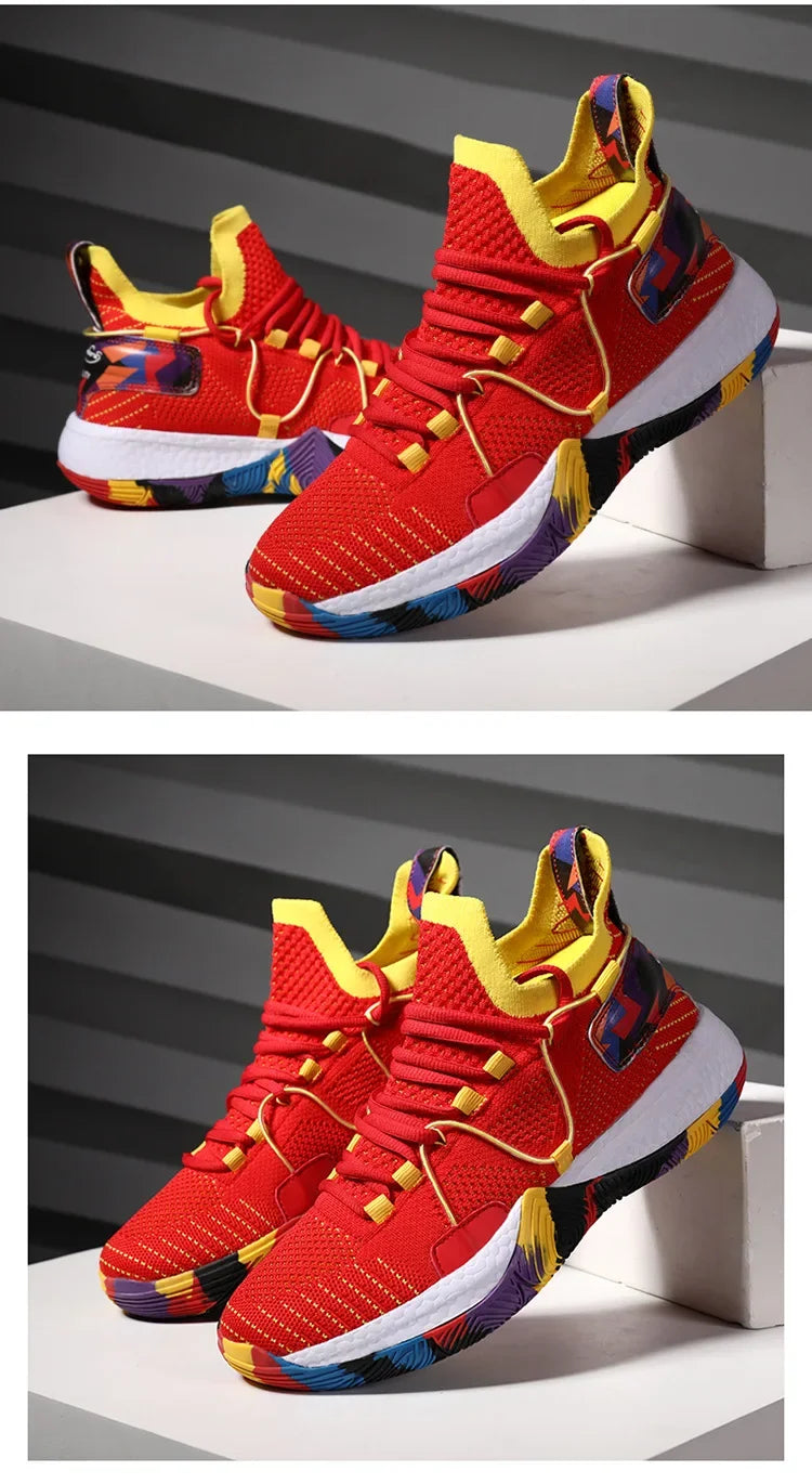 Sneaker Sport Léger Antidérapant Multicolor