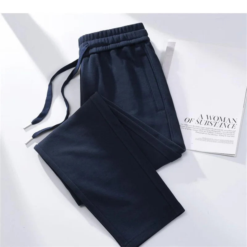 Pantalon Droit Coton Streetwear Femme