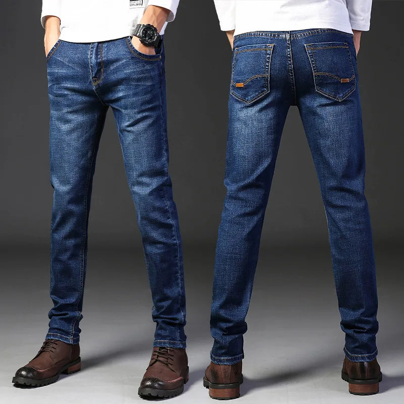Jean Homme Coupe Droite Grande Taille