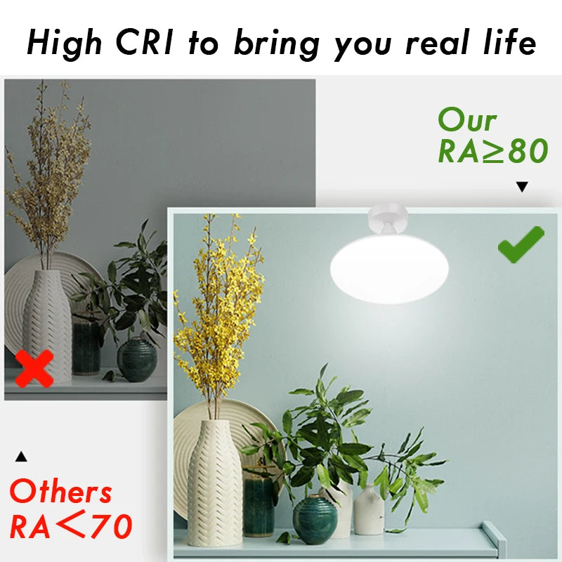 220V E27 Super Bright LED Bulb 20W 30W 40W 60W 100W UFO Leds Lights Indoor Cold White Lighting Table Lamps Garage Light