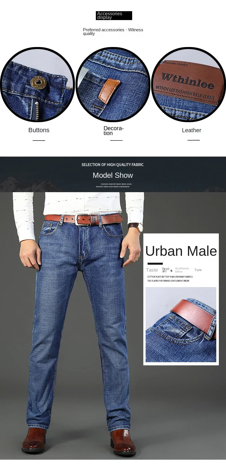 Jean Classique Homme Stretch Straight