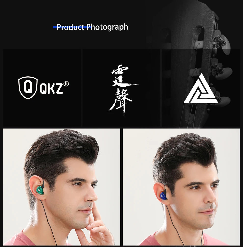 Écouteurs Hi-Fi QKZ AK6 - Basses Profondes
