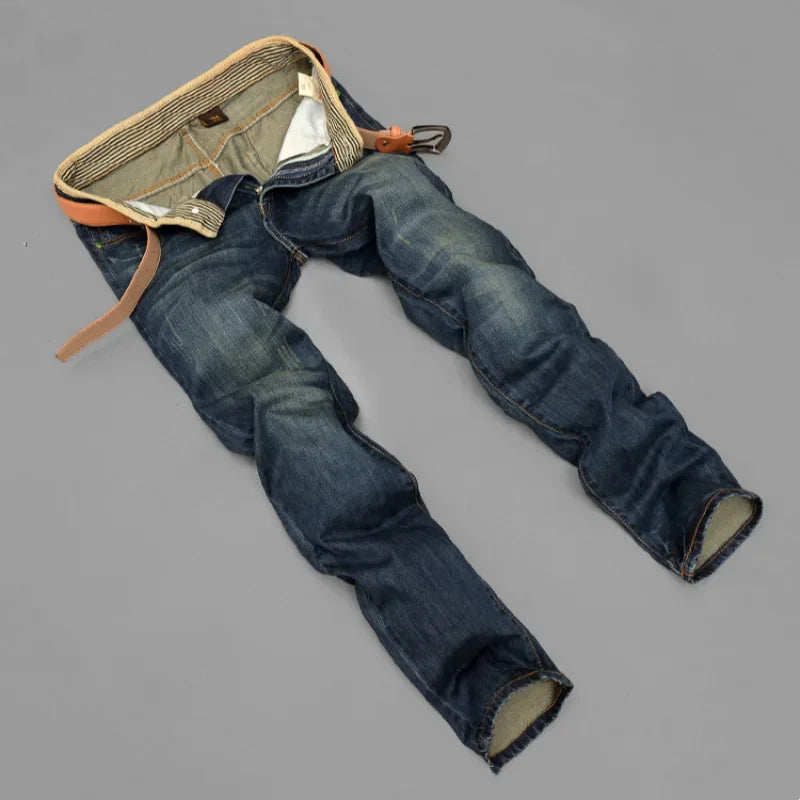 Jean Homme Retro Washed Straight Distressed