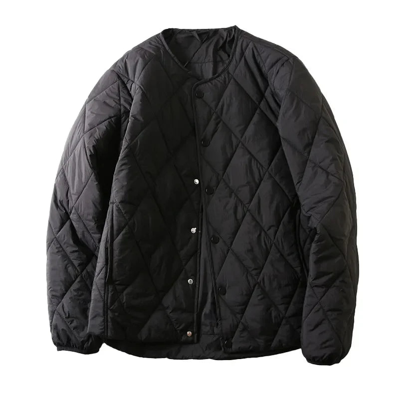 Manteau Coton Losange Couple Leger Hiver
