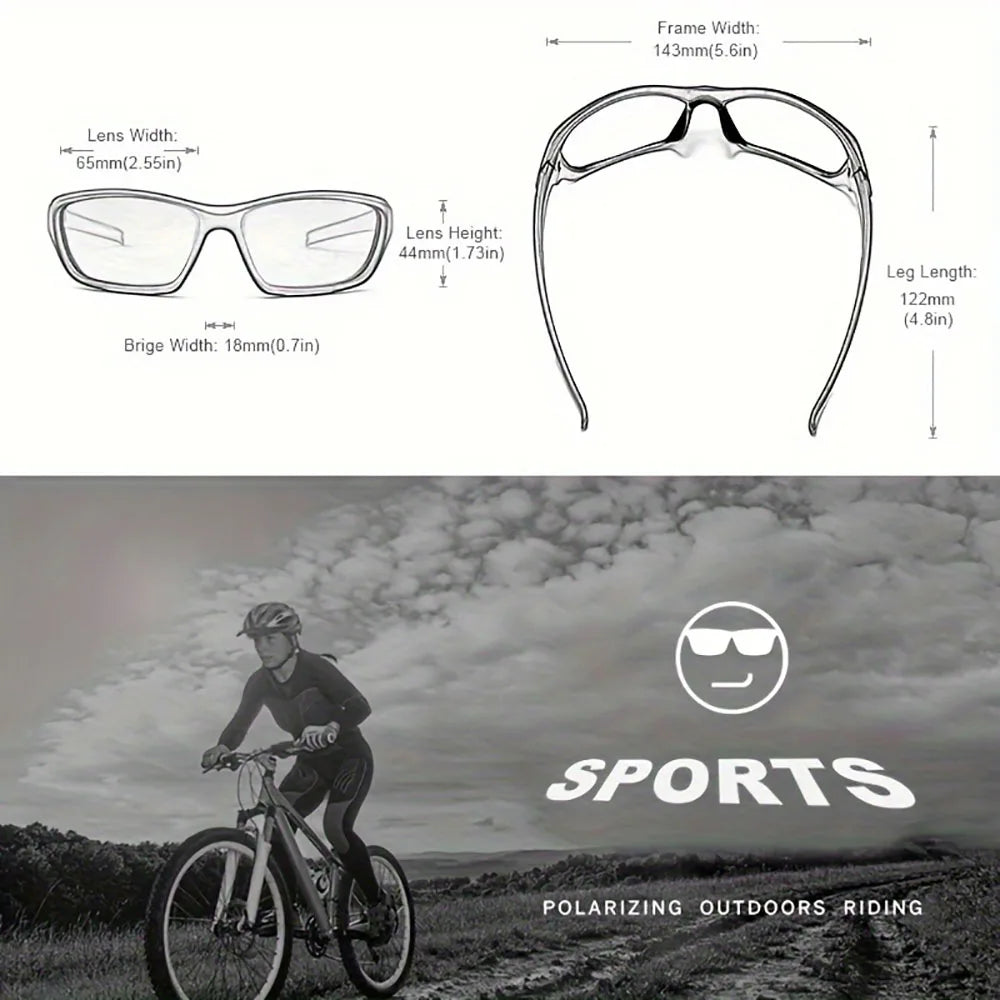 Lunettes de Soleil Cyclisme - Verres Polarisés