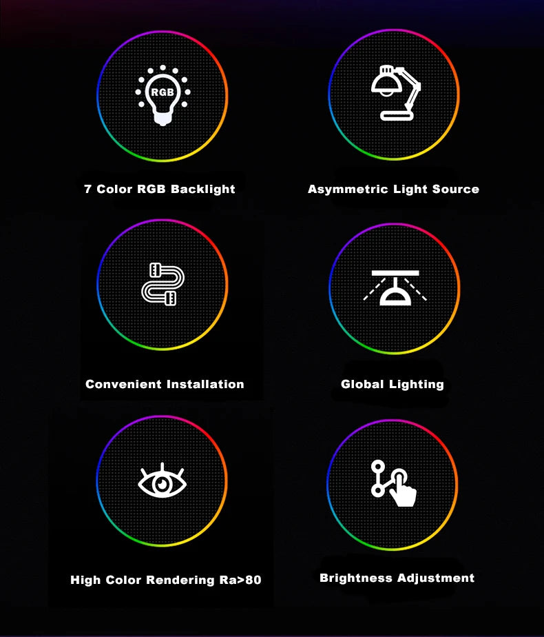 Barre Lumineuse Moniteur PC RGB Protection Yeux