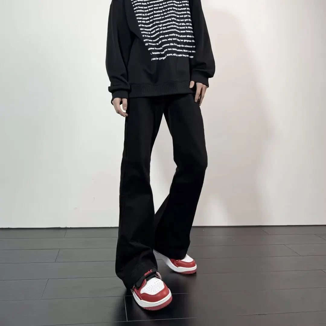 Jean Noir Homme Bootcut American Stretch
