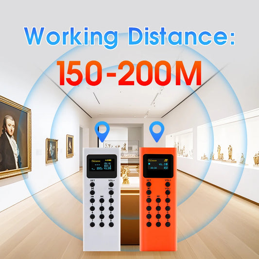 16GB Audio Guide System Museum Tourism Scenic Spot Audio Guide MP3 Player Different Languages Audio Guide