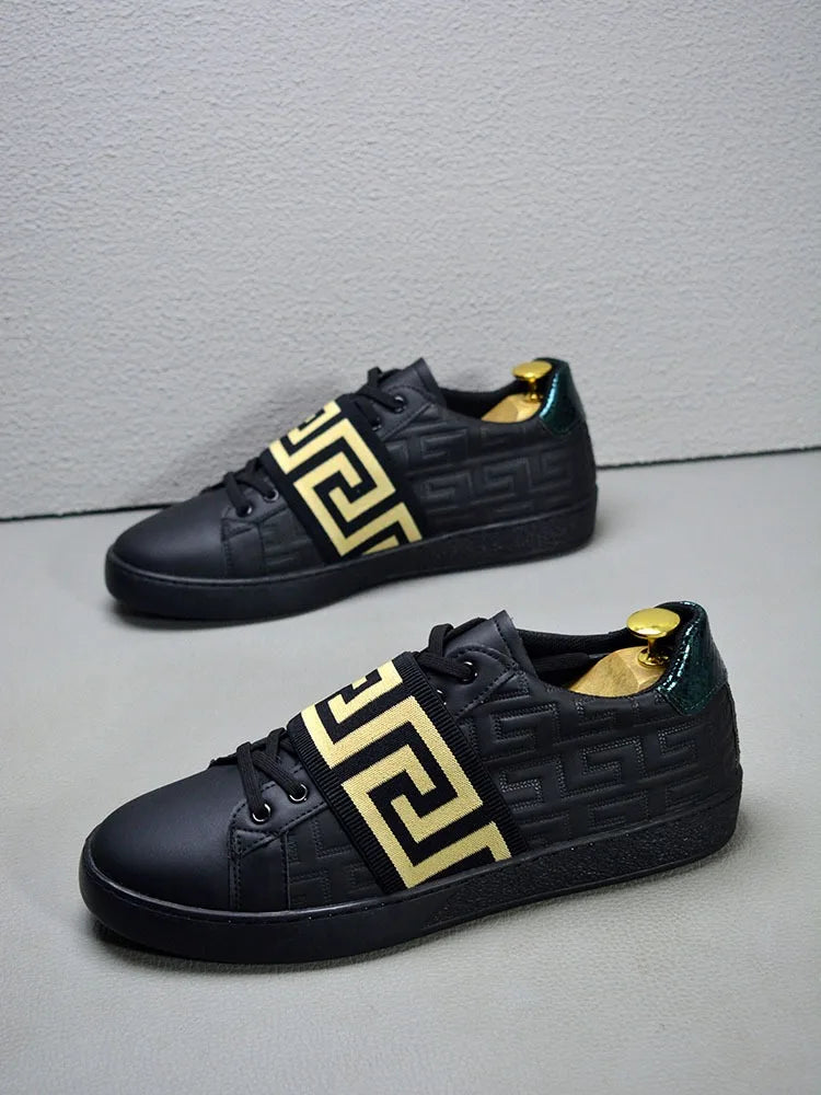 skateboard stylish shoes for man sneakers comfortable luxury man casual shoes flats trainers black white scarpe eleganti uomo