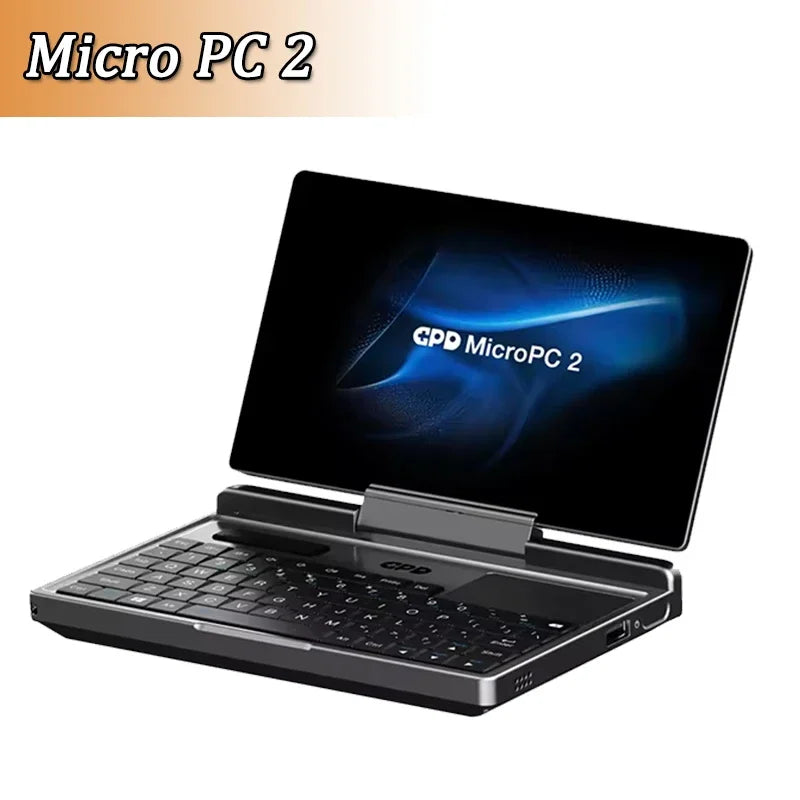 GPD Micro PC 2 Handheld Mini Notebook 7 Inch Touch Screen N300 16GB RAM 512GB SSD Windows 11 Portable Palm Size Laptop