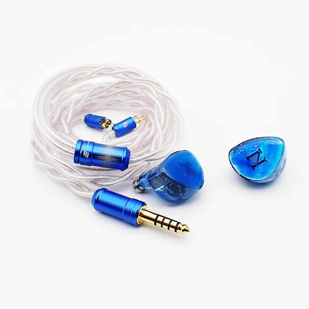 ISN Audio x Effect Audio SORA 2DD + 2BA + 1BCD + 2 Micro Planar Magnetic Drivers Hybrid 2Pin 0.78mm HiFi Audiophile IEMs
