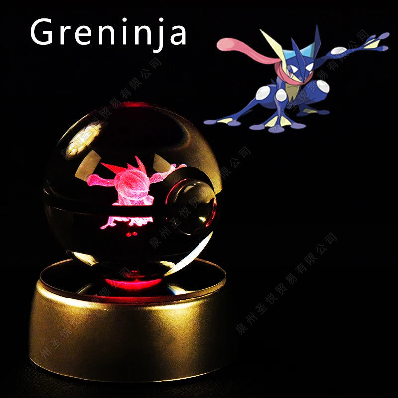 Veilleuse Pokémon 3D - Cristal de Collection (Pikachu/Gengar)