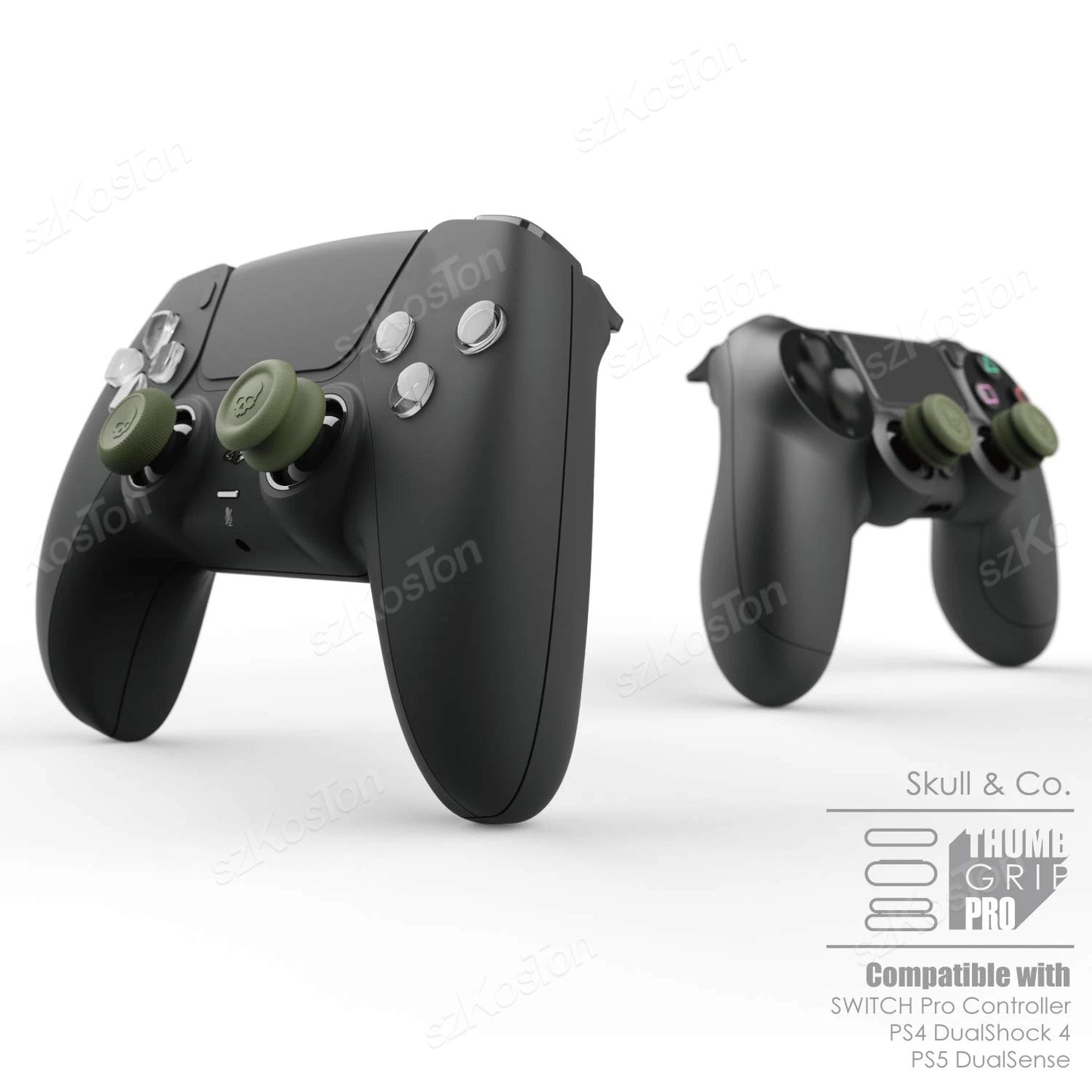 6PCS Thumb Grips Caps Set for Switch 2 Pro/PS5/PS4 Controller Button Stick Cover Gamepad Joystick Cap Gaming Accessories
