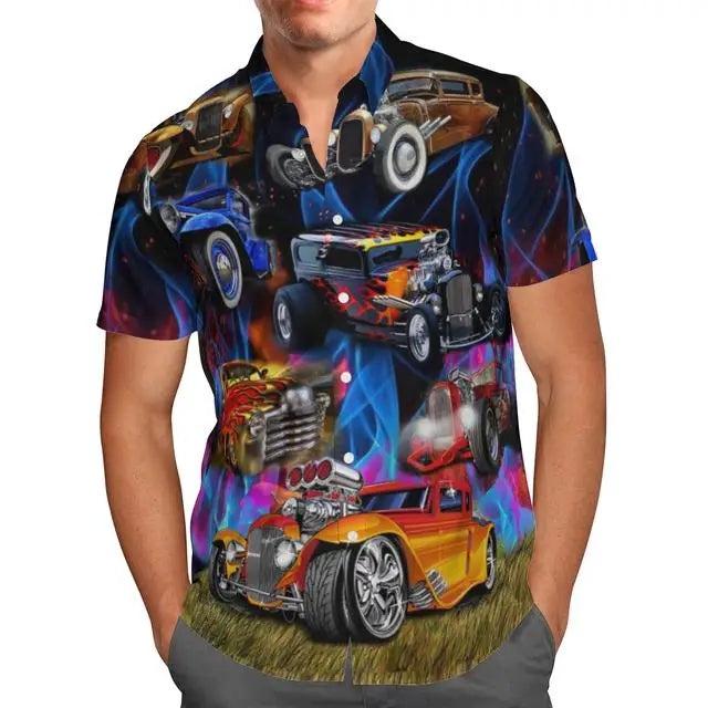 T-Shirt Hawaiian 3D Vaisseau Spatial