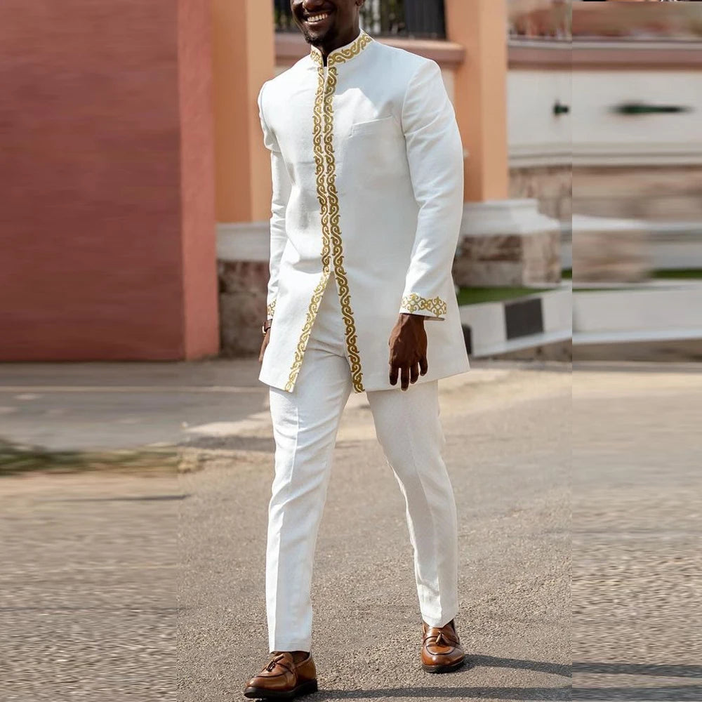 Ensemble Dashiki Africain 2 Pieces Homme