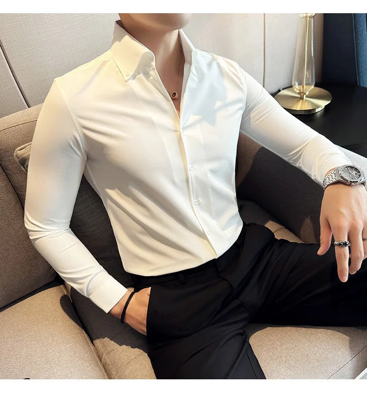 Chemise Slim Fit British ML Homme 2026
