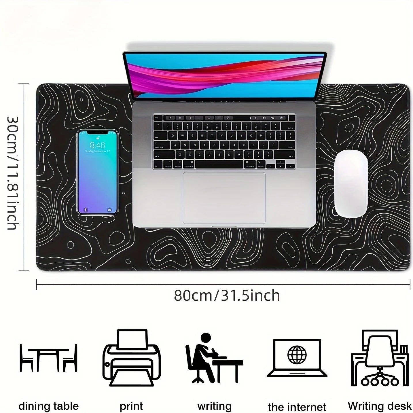 Tapis de Souris XXL - Édition "Night Map