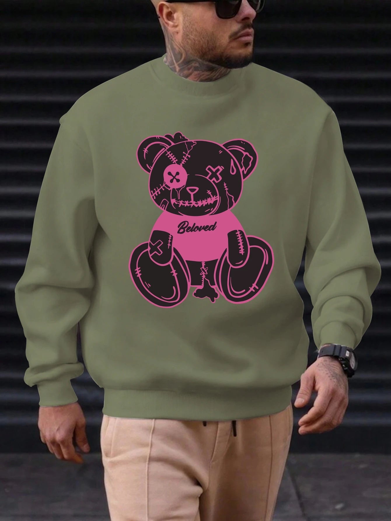 Sweat "Teddy Bear" - Distressed Streetwear