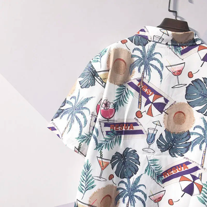 Chemise MC Homme Hip-Hop Geometrique