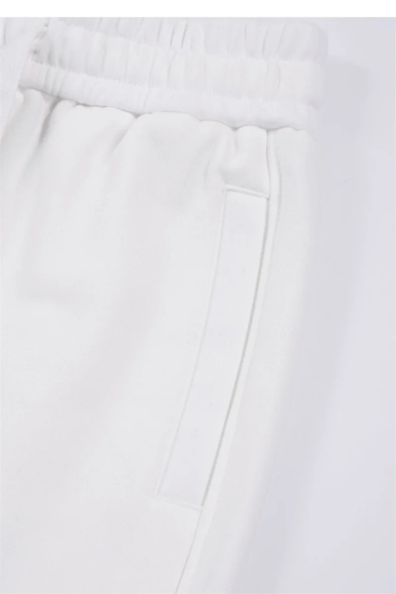Pantalon Droit Coton Streetwear Femme