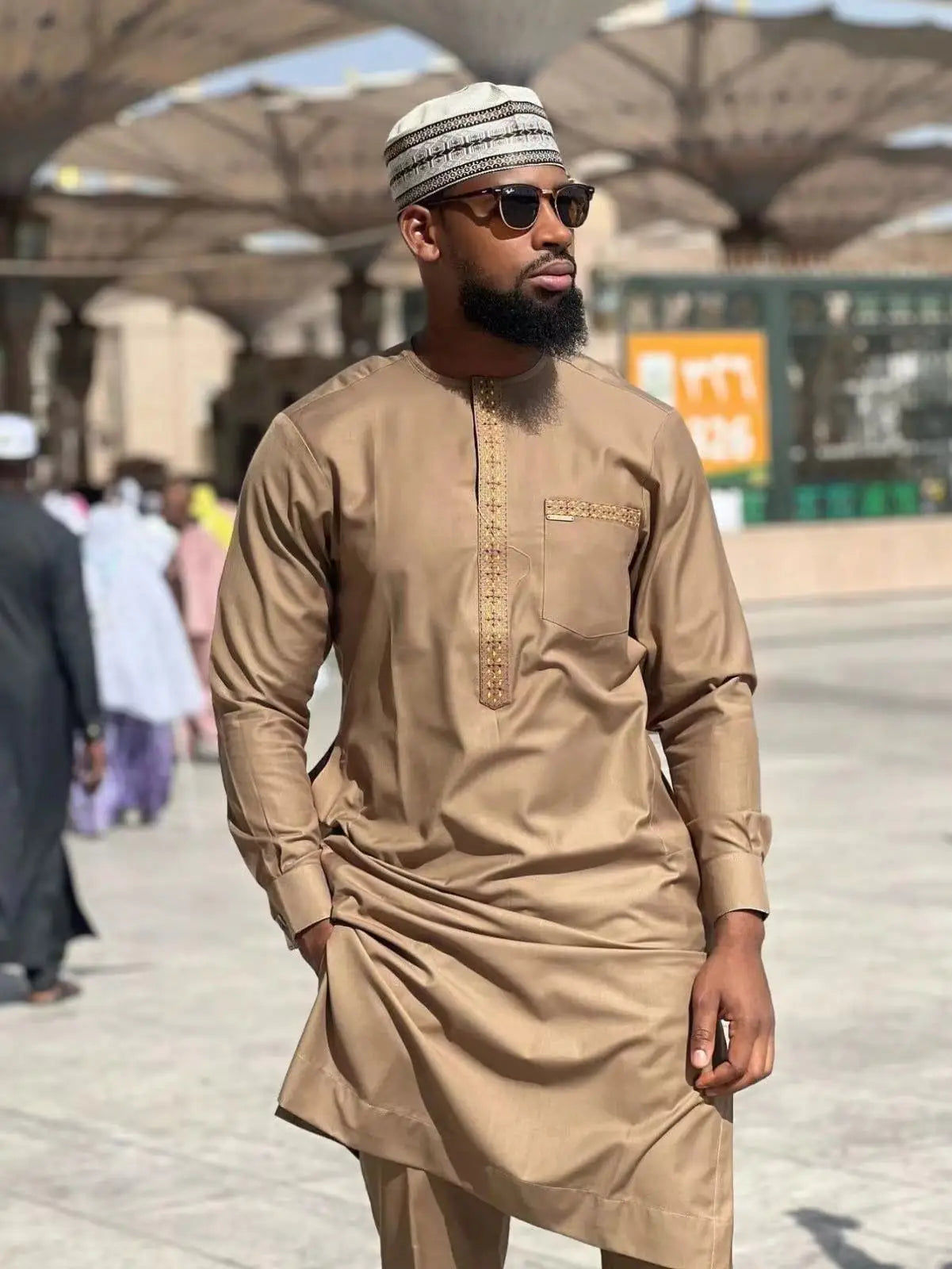 Ensemble Dashiki Africain 2 Pieces Homme