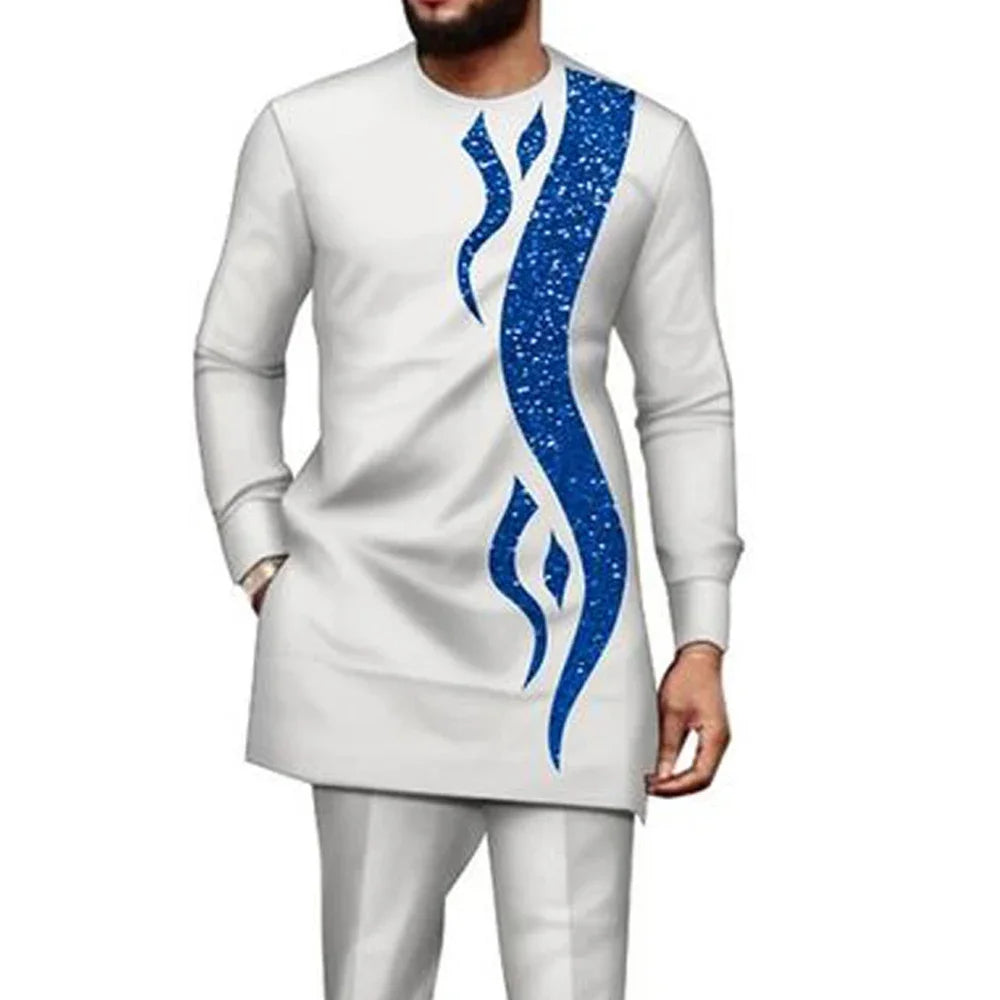 Ensemble Dashiki Africain 2 Pieces Homme