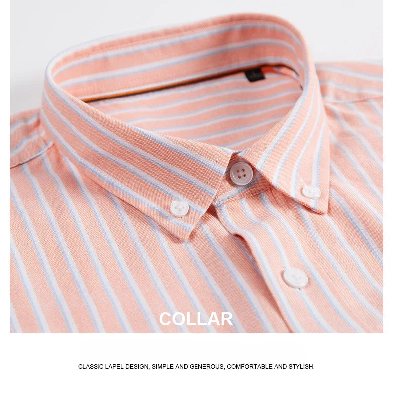Chemise MC Coton Slim Fit Korean