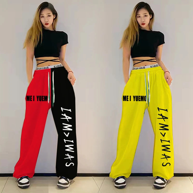 Pantalon Jazz Imprimé Ample Femme
