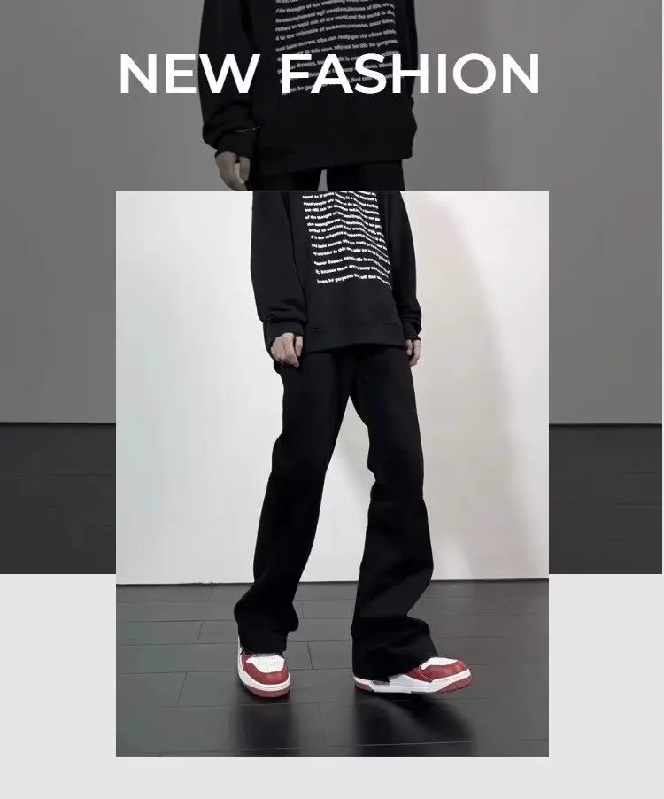 Jean Noir Homme Bootcut American Stretch