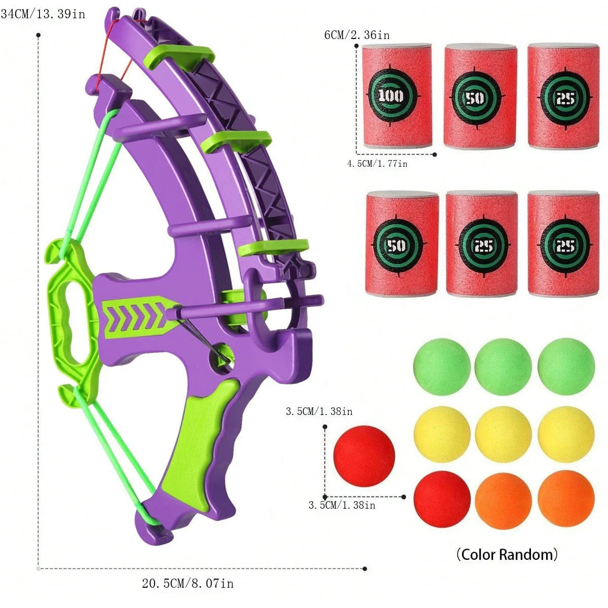 Montessori Educational Children's Outdoor Game Toy - Sport Slingshot Target Sticky Ball Dartboard Basketball Board