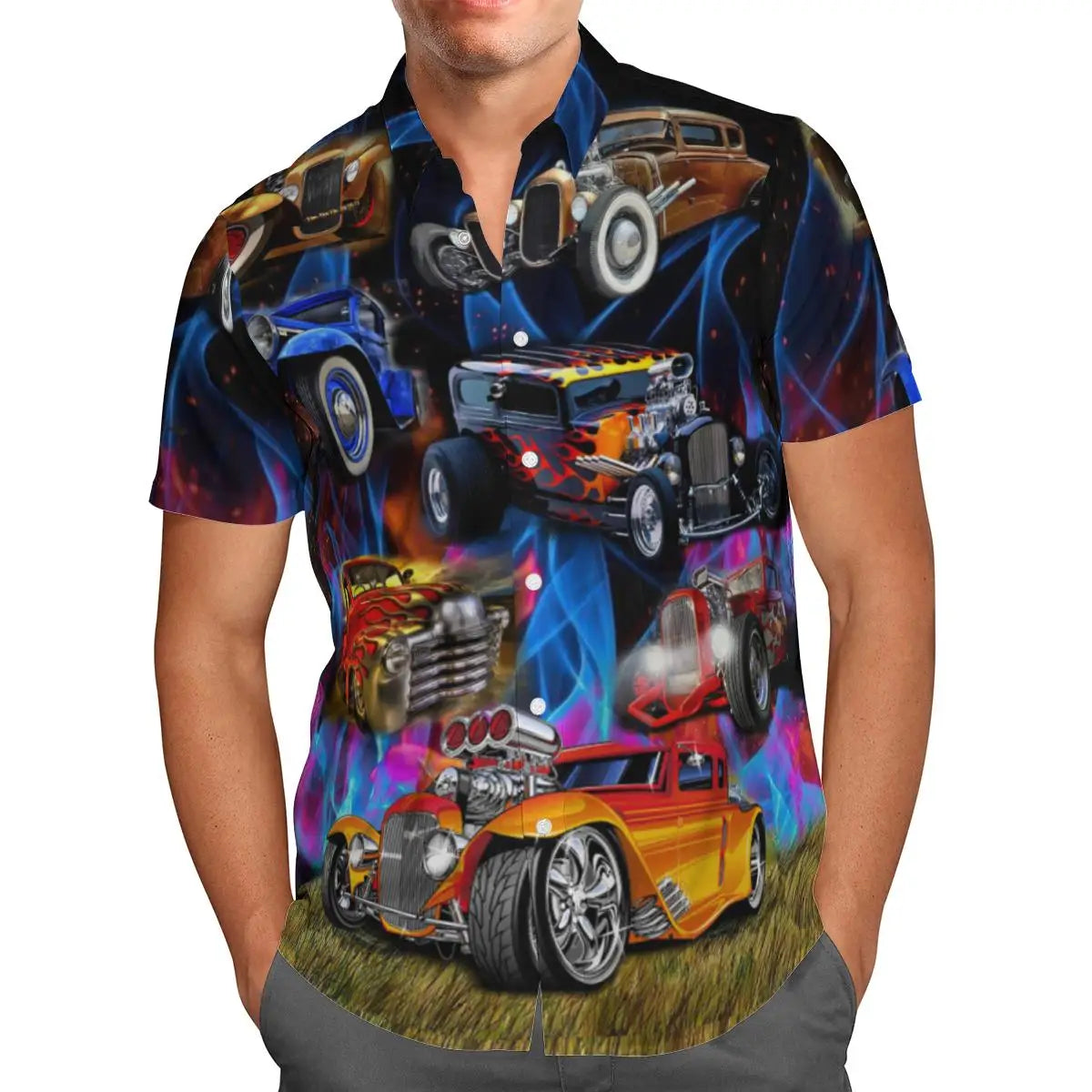 T-Shirt Hawaiian 3D Vaisseau Spatial