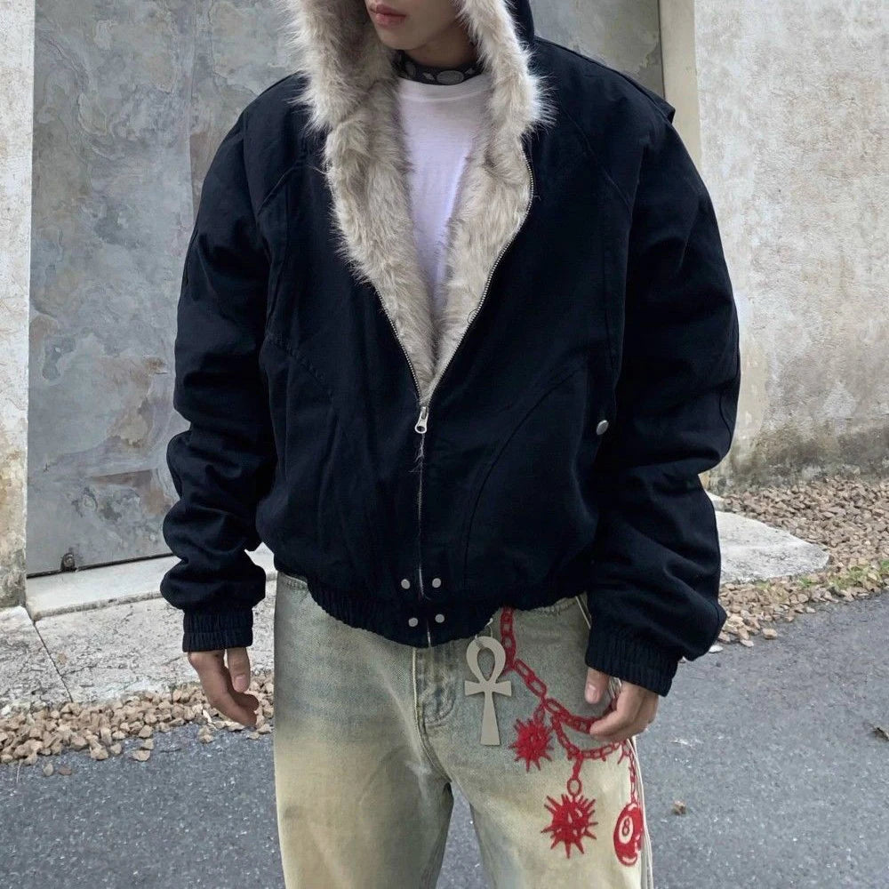 Veste Plush Mixte Y2K American Street