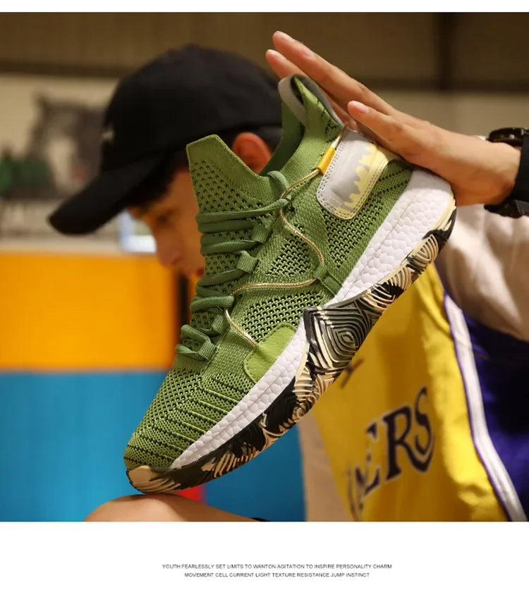 Sneaker Sport Léger Antidérapant Multicolor