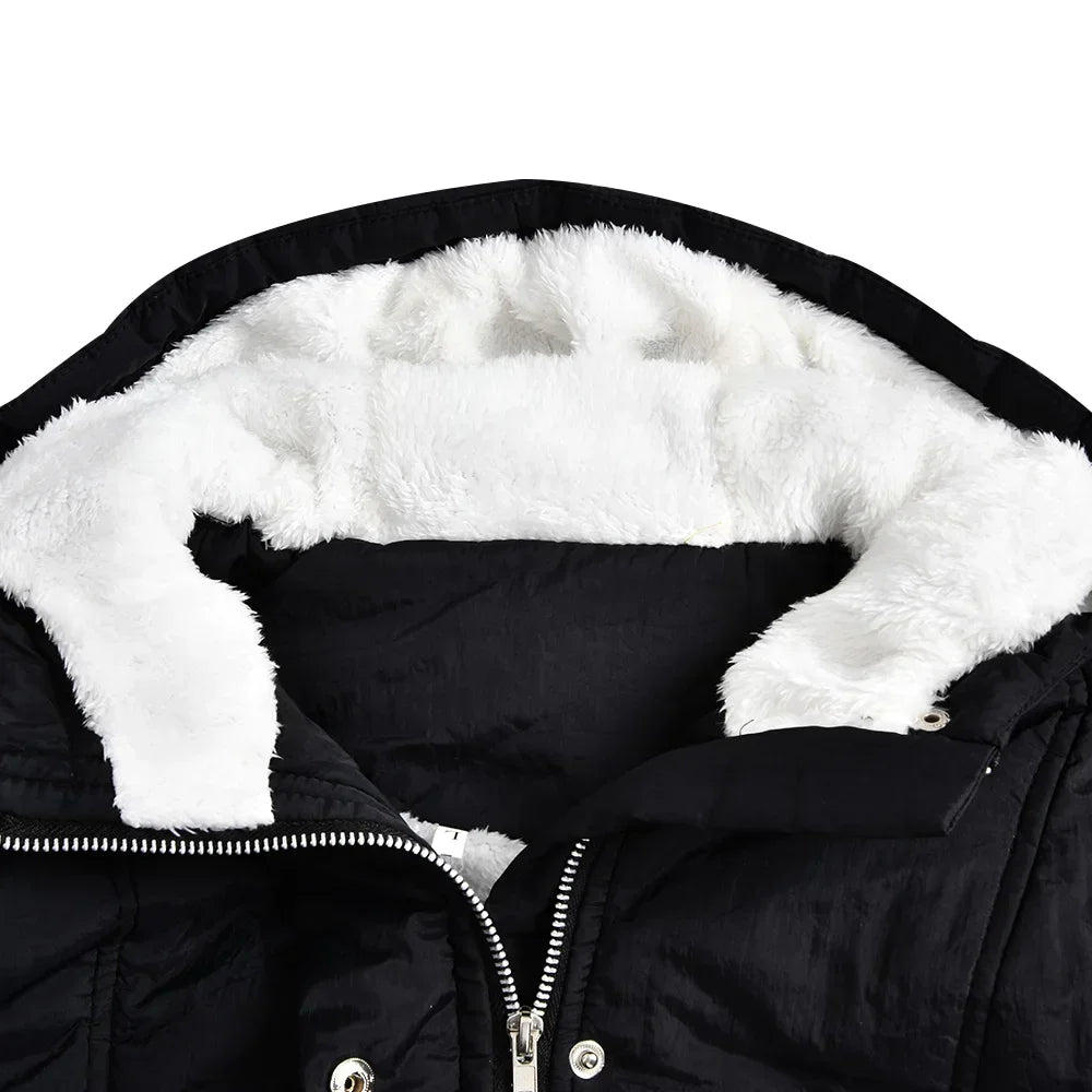 Parka Femme Mi-Longue UZZDSS Plush