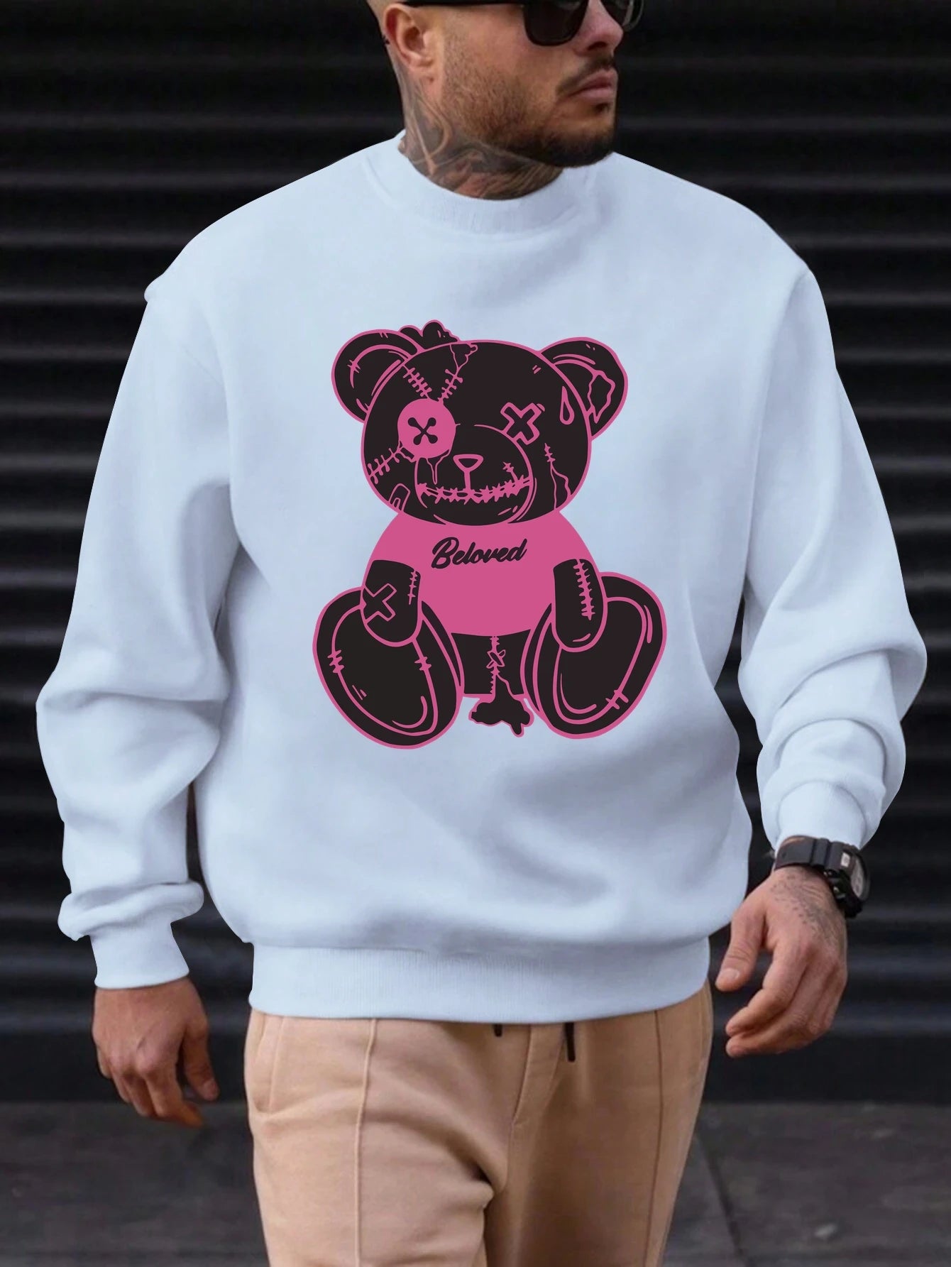 Sweat "Teddy Bear" - Distressed Streetwear