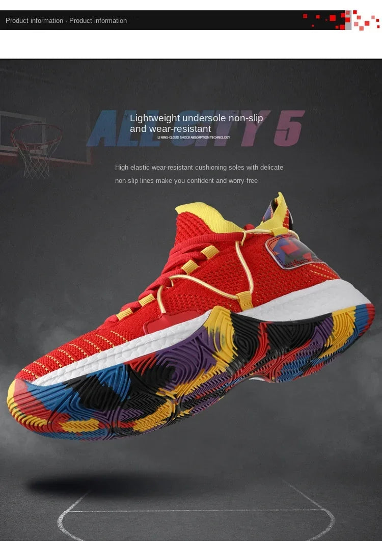Sneaker Sport Léger Antidérapant Multicolor